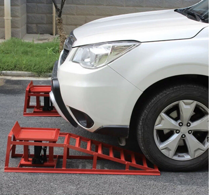 New 2xLift Frame Repair Ramps Heavy Auto Car Lifts Hydraulic Service Duty Best