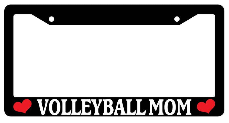 Black License Plate Frame VOLLEYBALL MOM Auto Accessory Novelty  Mod-GRAPH9856236-1963