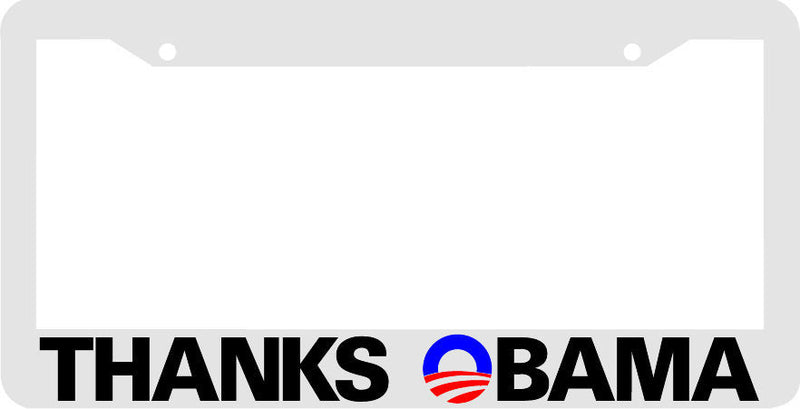 thanks obama License Plate Frame