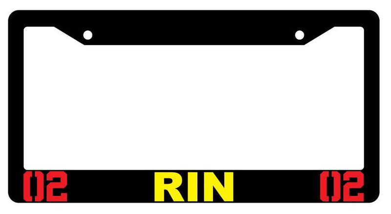 Rin Black Plastic License Plate Frame Auto Vocaloid  Mod-GRAPH9856236-1941