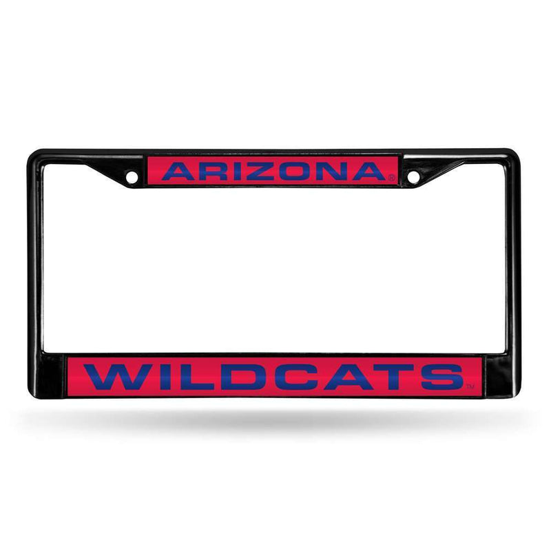 NCAA Arizona Wildcats Inlaid Acrylic Black License Plate Frame