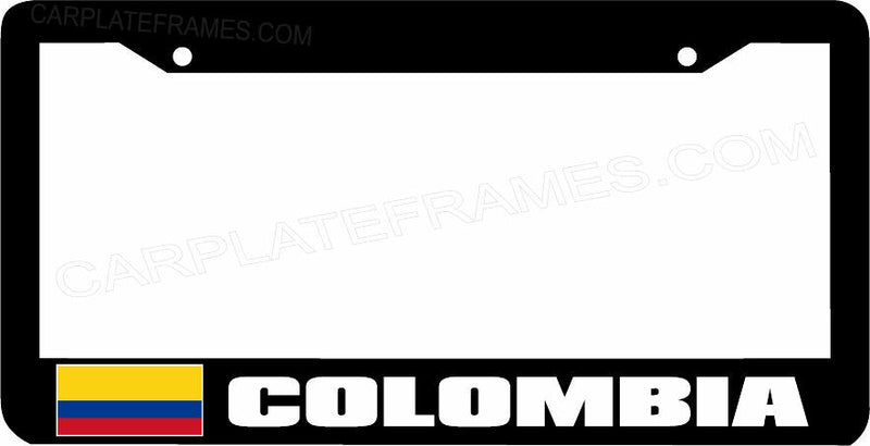 COLOMBIA flag License Plate Frame