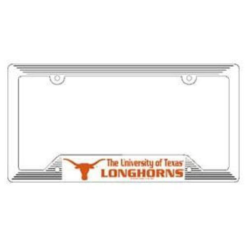 NCAA Texas Longhorns License Plate Frame - Plastic