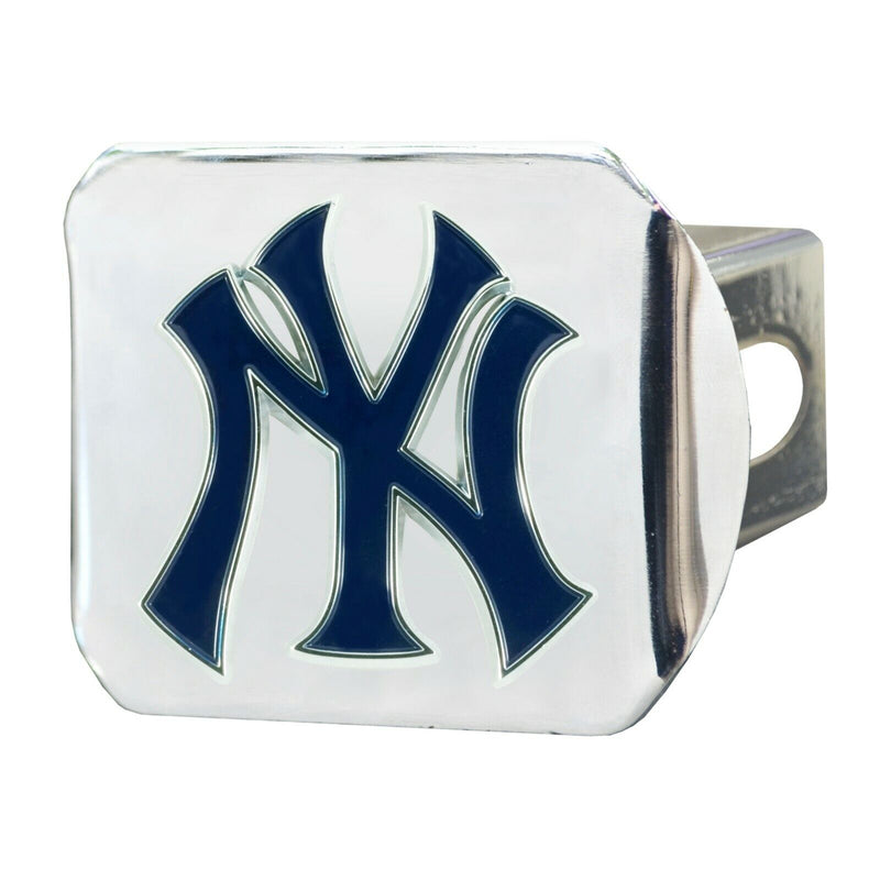 MLB New York Yankees 3D Color on Chrome Metal Hitch Cover