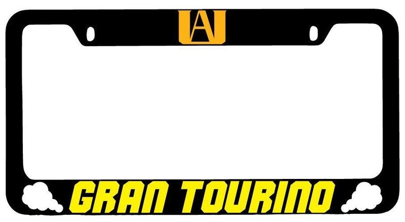 Gran Turino Black METAL License Plate Frame My Hero Academia  Mod-GRAPH9856236-8669
