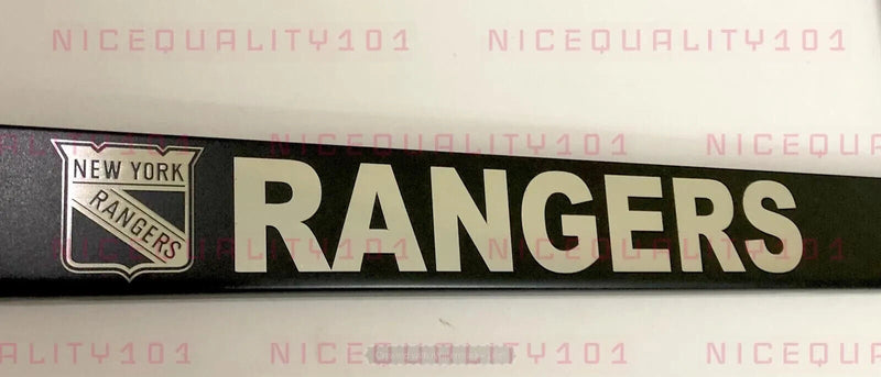 Laser Engraved Etched New York RANGERS NHL Stainless Steel License Plate Frame