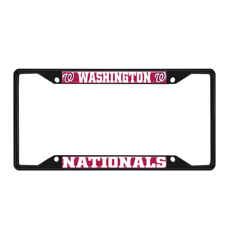 MLB Washington Nationals Black Metal License Plate Frame
