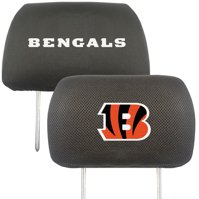 NFL Cincinnati Bengals 2-Piece Embroidered Headrest Covers