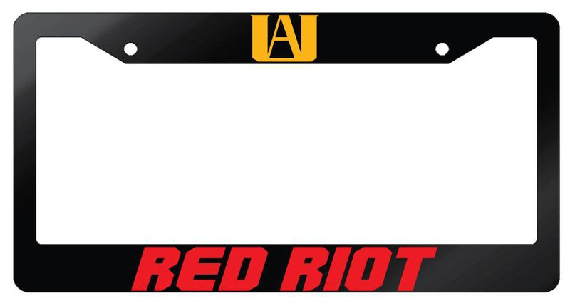 Red Riot Glossy Black Plastic License Plate Frame My Hero Academia  Mod-GRAPH9856236-7508