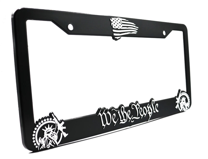 We The People License Plate Frame