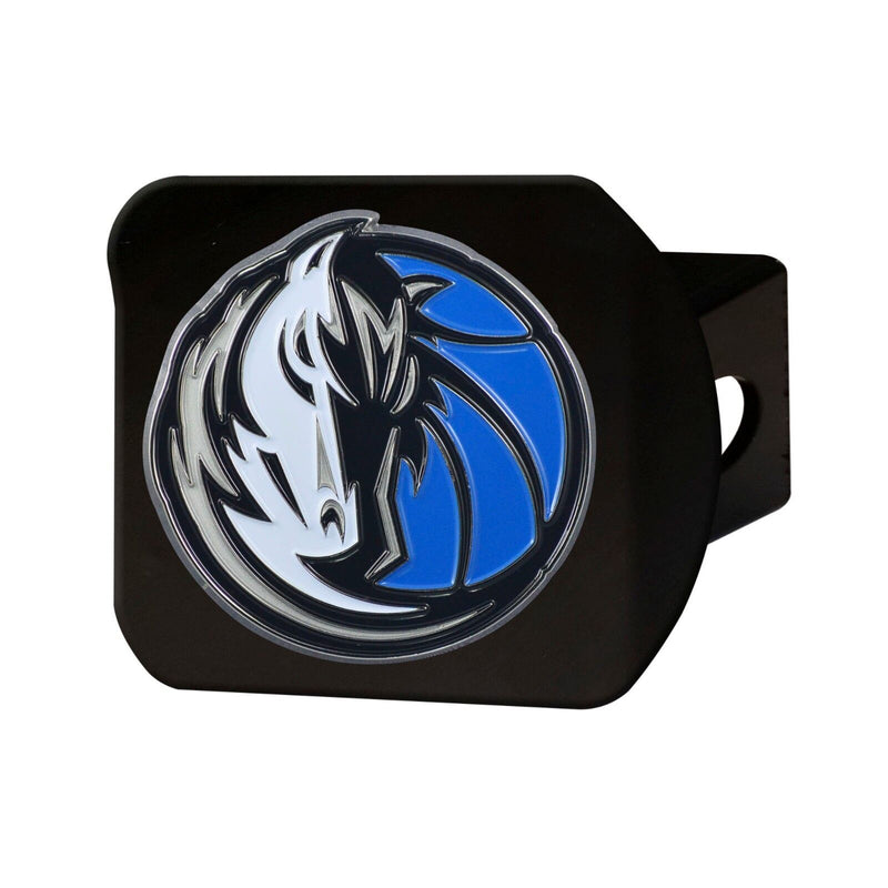 NBA Dallas Mavericks 3D Color on Black Metal Hitch Cover