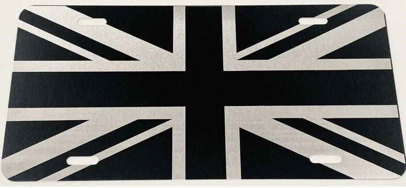 Great Britain UK British Flag Union Jack Car Tag Laser Engraved License Plate