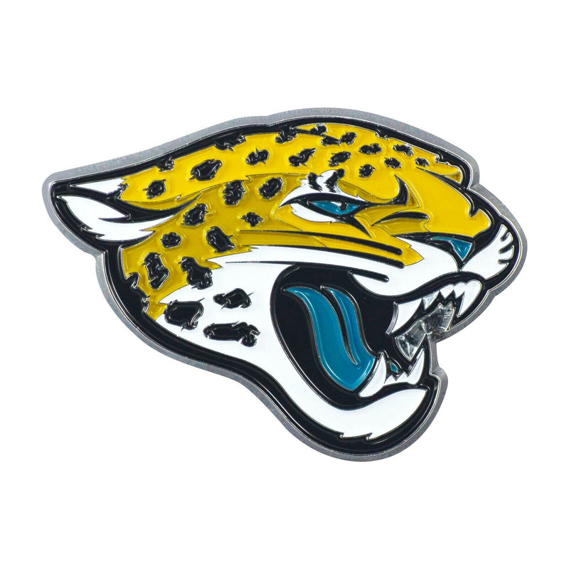 NFL Jacksonville Jaguars Diecast 3D Color Emblem Car Truck