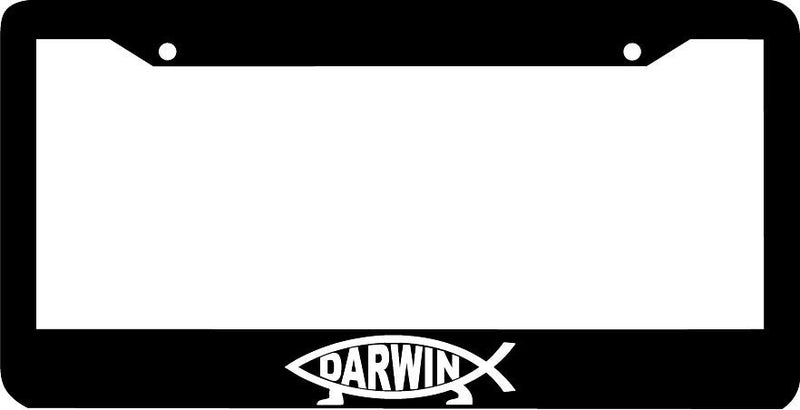 DARWIN FISH evolve License Plate Frame