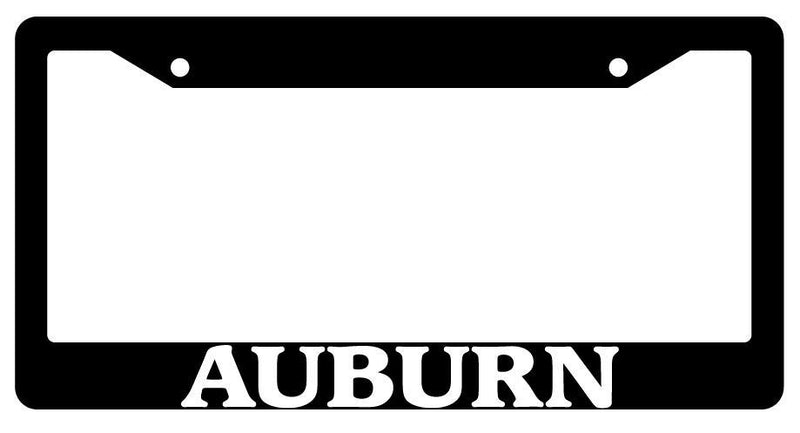 Black License Plate Frame New City State Auburn Auto Accessory 1068  Mod-GRAPH9856236-1436