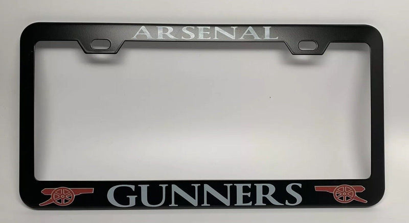Black ARSENAL The Gunners License Plate Frame