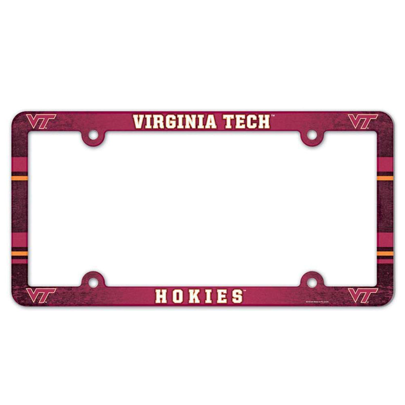 NCAA Virginia Tech Hokies Plastic License Plate Frame