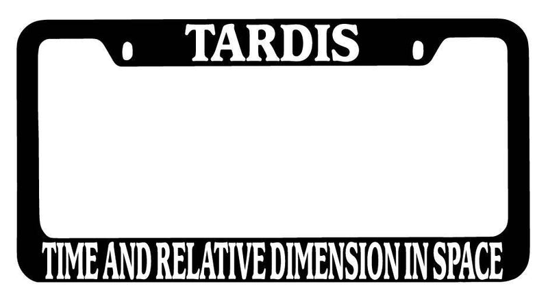 Black METAL License Frame Tardis Time And Relative Dimensions In Space 1031  Mod-GRAPH9856236-9931