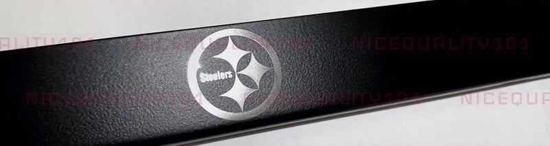 Pittsburgh Steelers Laser Engraved Etched Stainless Finished License Plate Frame