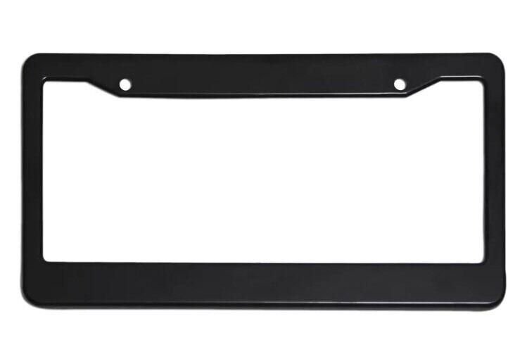 ABS Black Plastic License Plate Frame Cover for Car SUV Van Truck