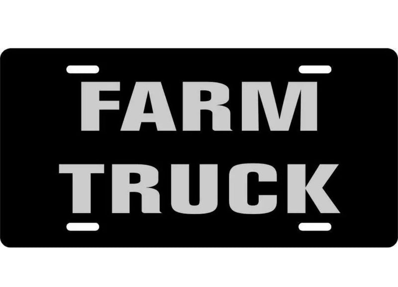 License Plate FARM TRUCK Auto Truck car tag Aluminum