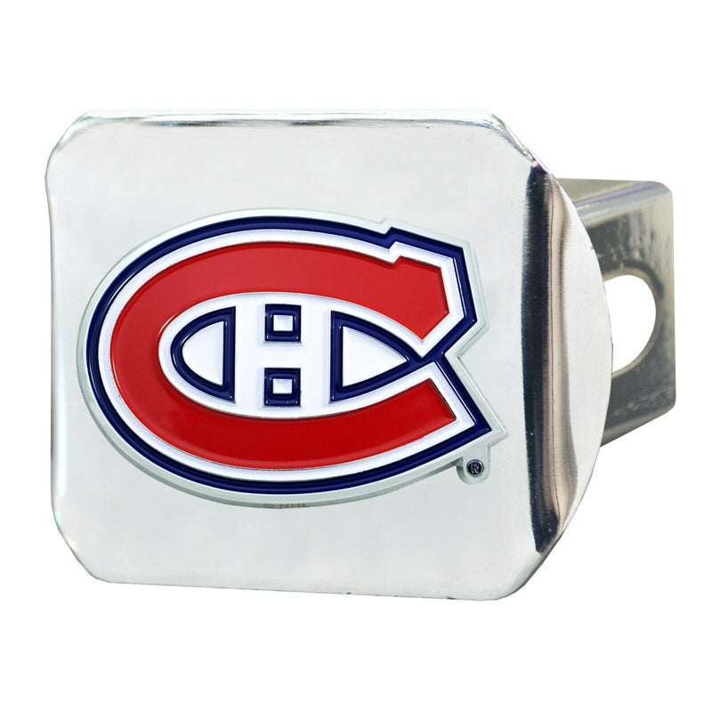 NHL Montreal Canadiens 3D Color on Chrome Metal Hitch Cover