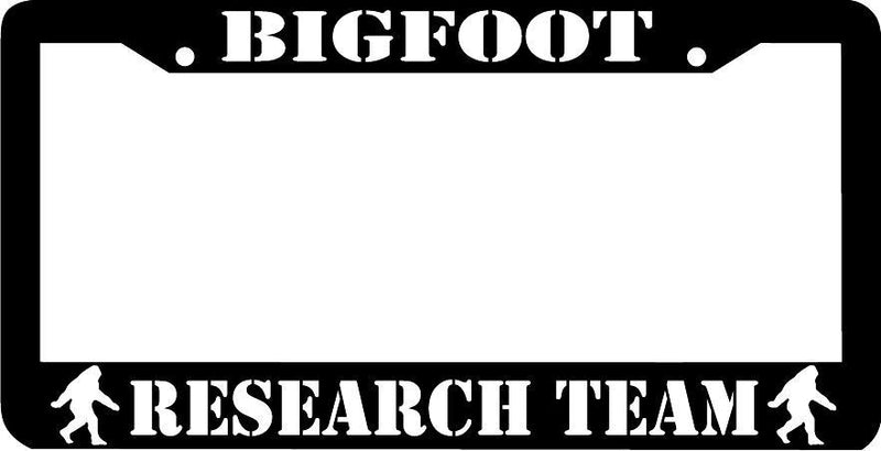 BIGFOOT RESEARCH TEAM big foot License Plate Frame