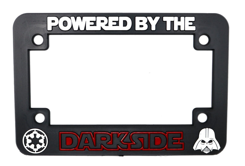 The Darkside Motorcycle License Plate Frame