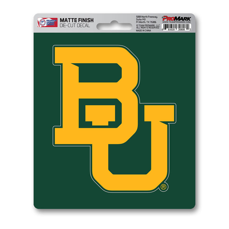 NCAA Baylor Bears Decal Matte 5"X6.25" Auto Boat Luggage