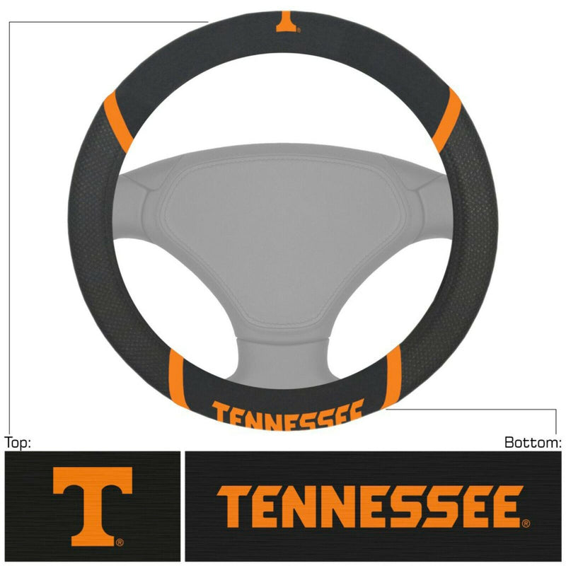 NCAA Tennessee Volunteers Embroidered Steering Wheel Cover