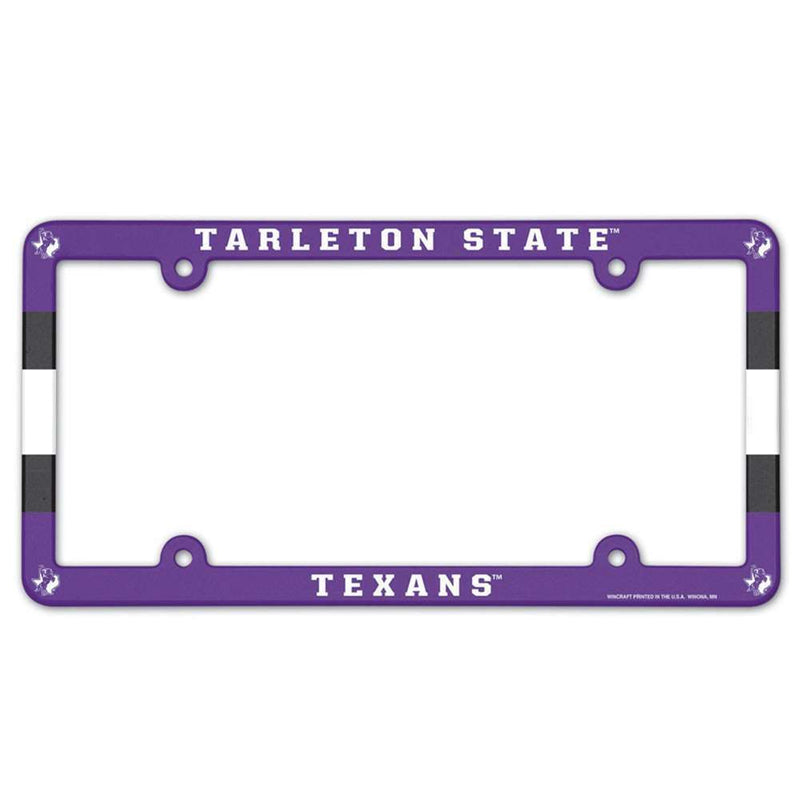 NCAA Tarleton State Texans Plastic License Plate Frame