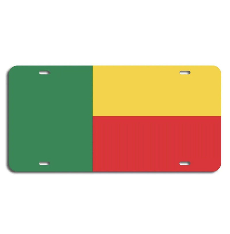 Benin Flag Vanity License Plate Car Truck Accessory West African