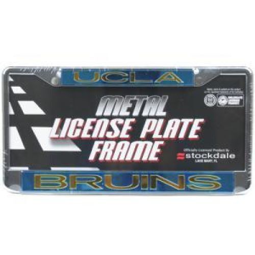 NCAA UCLA Bruins License Plate Frame - Metal Inlaid Acrylic License Plate Frame