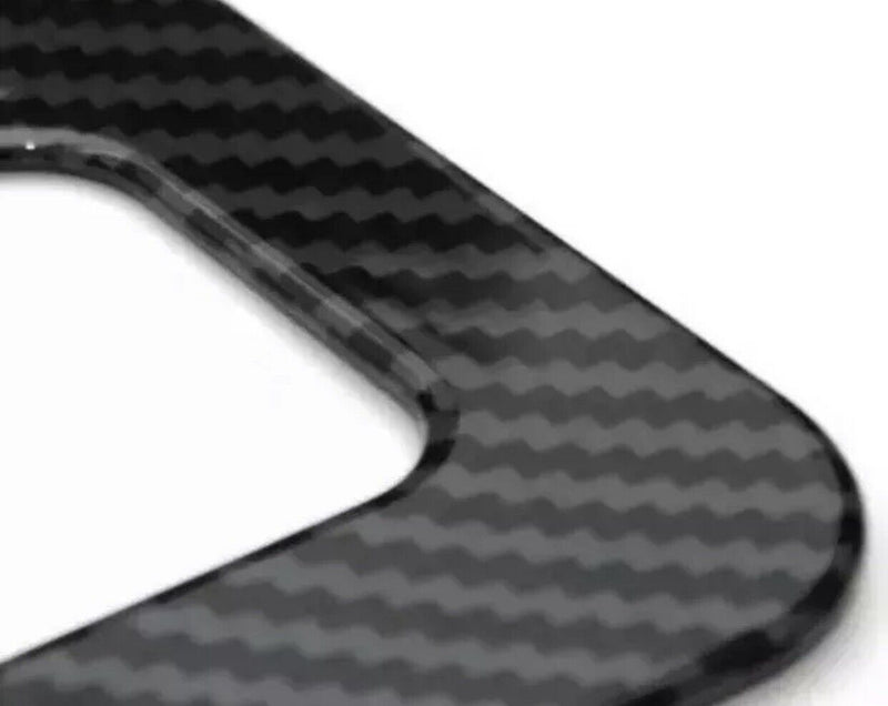 2x Carbon Fiber License Plate Frame Cover Protection Rack Universal Standard