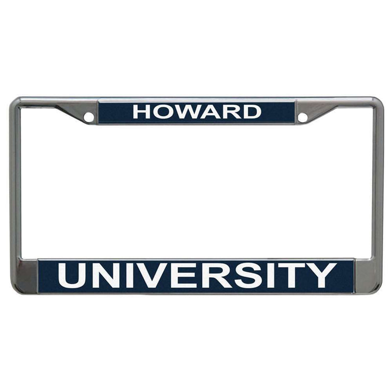 NCAA Howard Bison Metal Inlaid Acrylic License Plate Frame