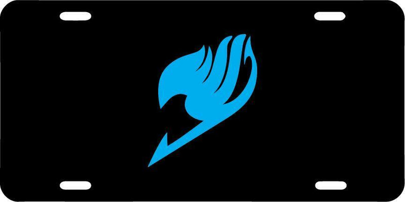 Fairy Tail Light Blue Vanity License Plate Mod-GRAPH9856236-7740