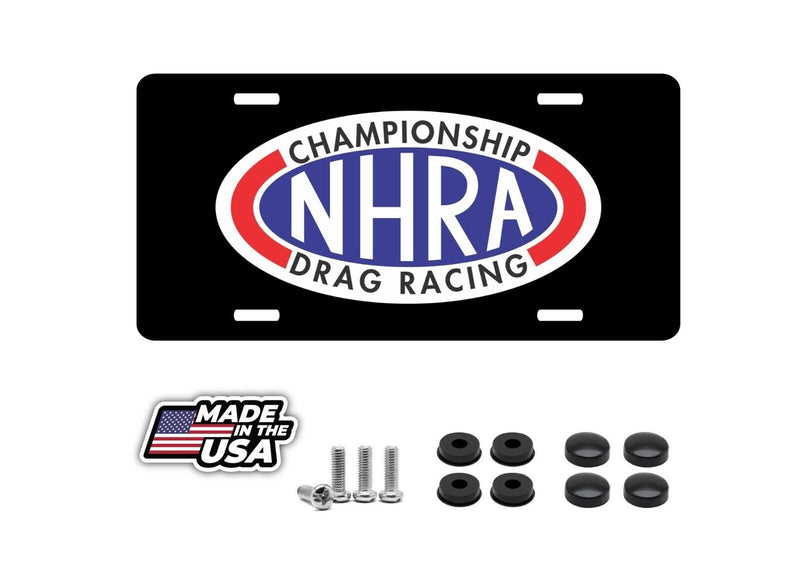 NHRA Championship Racing License Plate Automotive Aluminum Metal License Plate