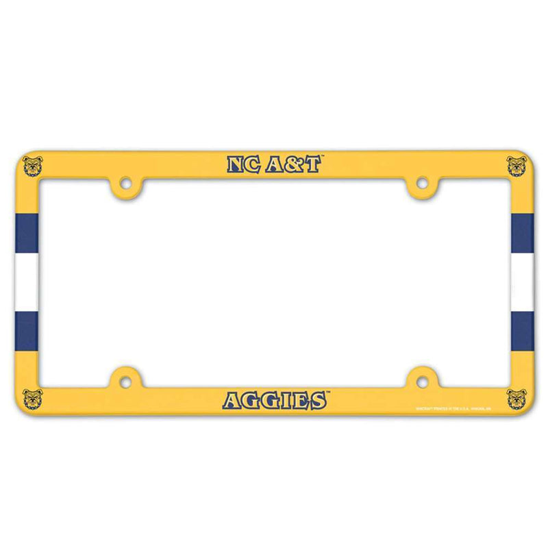 NCAA North Carolina A&T Aggies Plastic License Plate Frame