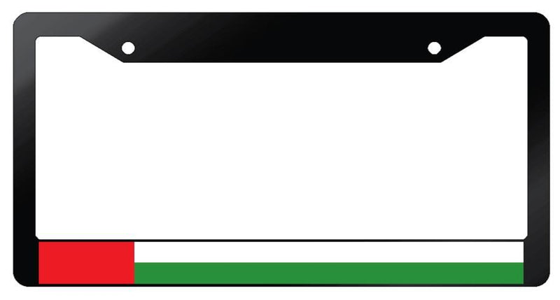 Madagascar Glossy Black Plastic License Plate Frame World Flags  Mod-GRAPH9856236-6907