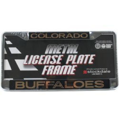 NCAA Colorado Buffaloes Metal Inlaid Acrylic License Plate Frame