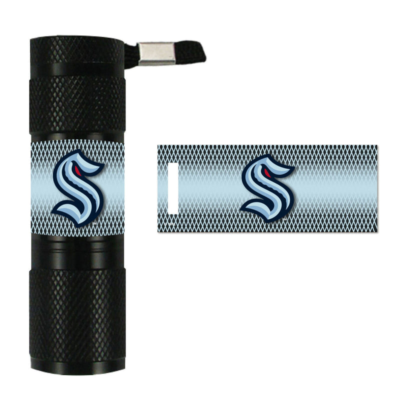 NHL Seattle Kraken LED Flashlight 1.1"x.3"x3.4"