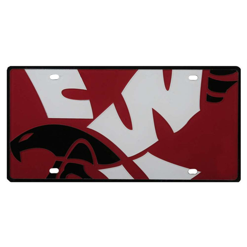 NCAA Eastern Washington Eagles Full Color Mega Inlay License Plate