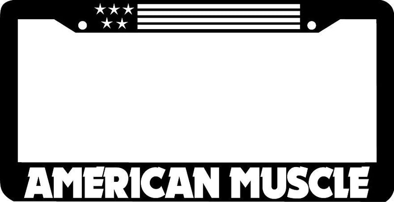 AMERICAN MUSCLE License Plate Frame