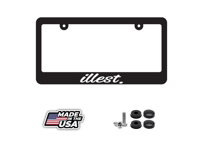 illest License Plate Frame Lowered jdm funny low slow