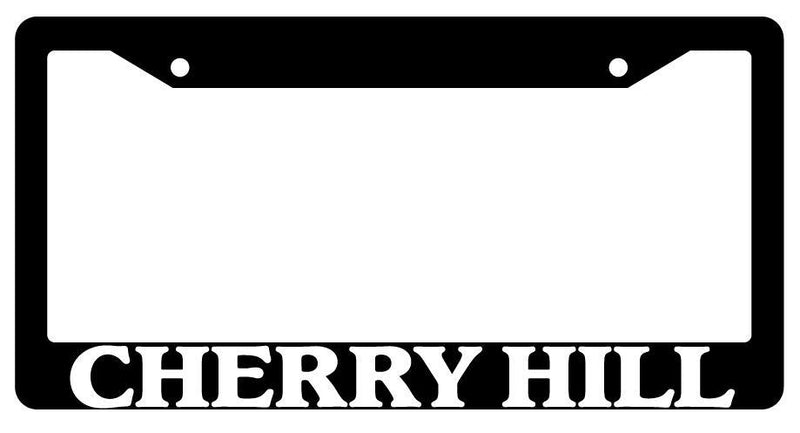 Black License Plate Frame New City State Cherry Hill Auto Accessory 1900  Mod-GRAPH9856236-1407
