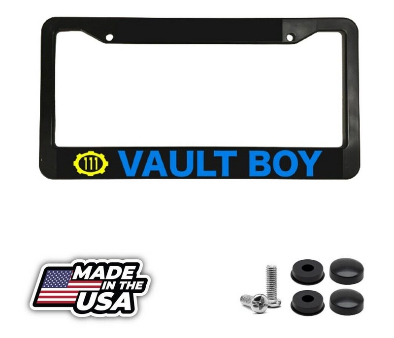 Vault Boy for Fallout fans game License Plate Frame NEW