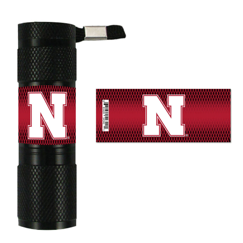 NCAA Nebraska Cornhuskers LED Flashlight 1.1"x.3"x3.4"