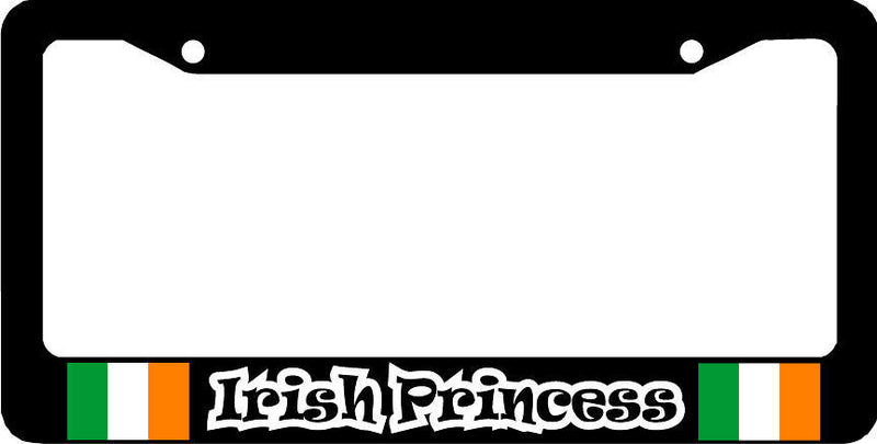 IRISH PRINCESS IRELAND FLAG License Plate Frame