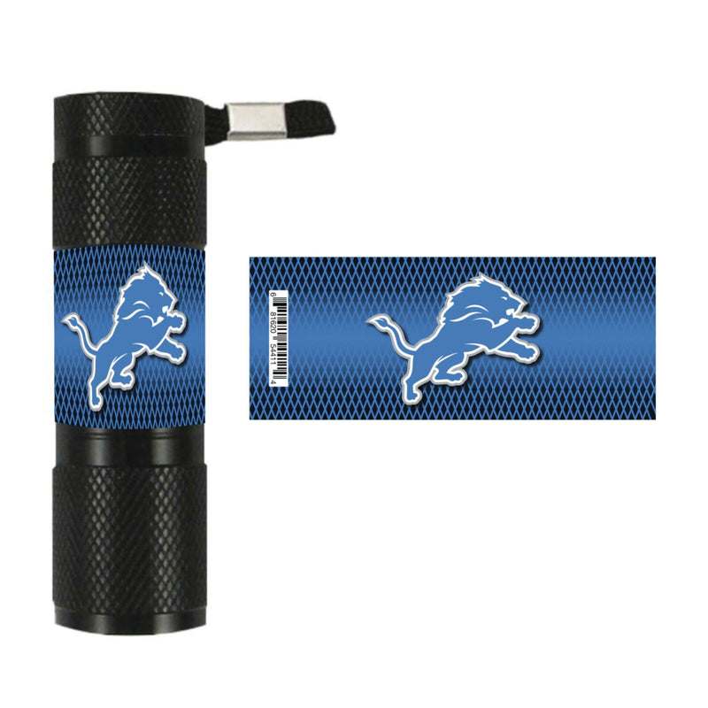 NFL Detroit Lions LED Flashlight 1.1"x.3"x3.4"