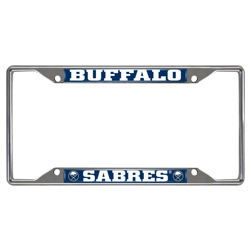 NHL Buffalo Sabres Chrome Metal License Plate Frame